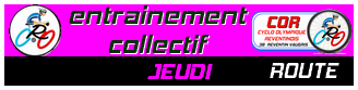 ⭕ - ENTRAINEMENT ROUTE du JEUDI - ⏱ 12h00